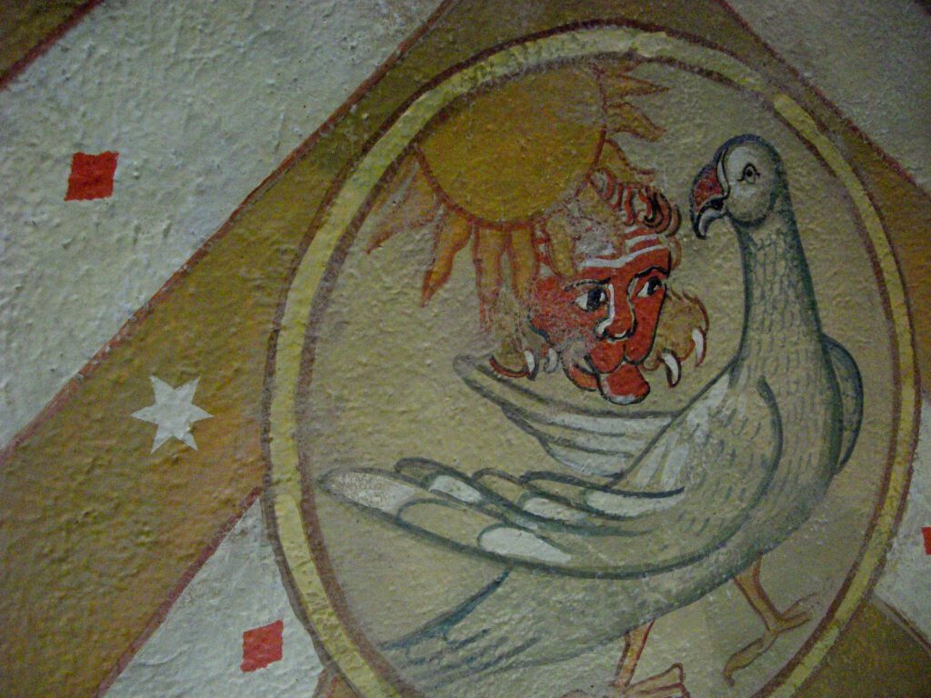 Mirta Dubischar- Artiste Peintre fresque château de Codignat