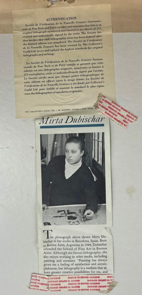 Mirta Dubischar dans son atelier à Buenos Aires