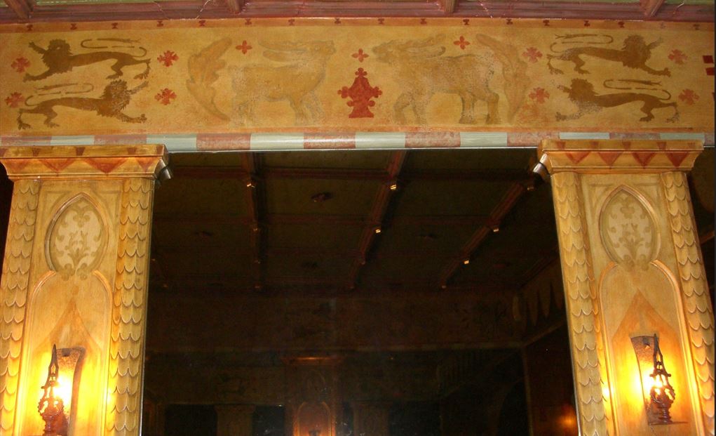 Fresque au Château de Codignat